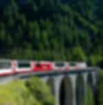 Glacier Express Train From Zermatt to St.Mortiz